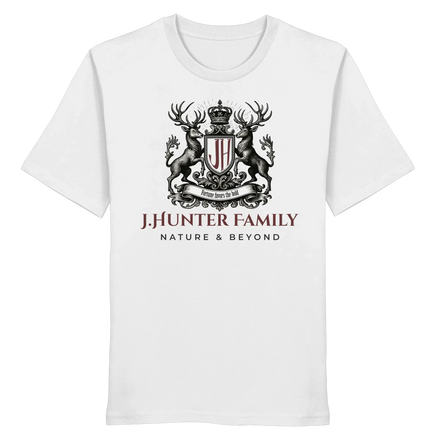 James Hunter - Nature and Beyond Unisex-Shirts James Hunter Family - Grey/Black - Organic Shirt