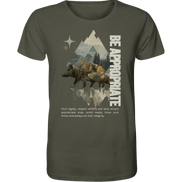 James Hunter - Nature and Beyond Unisex-Shirts Khaki / XS Be Appropriate - Organic Shirt