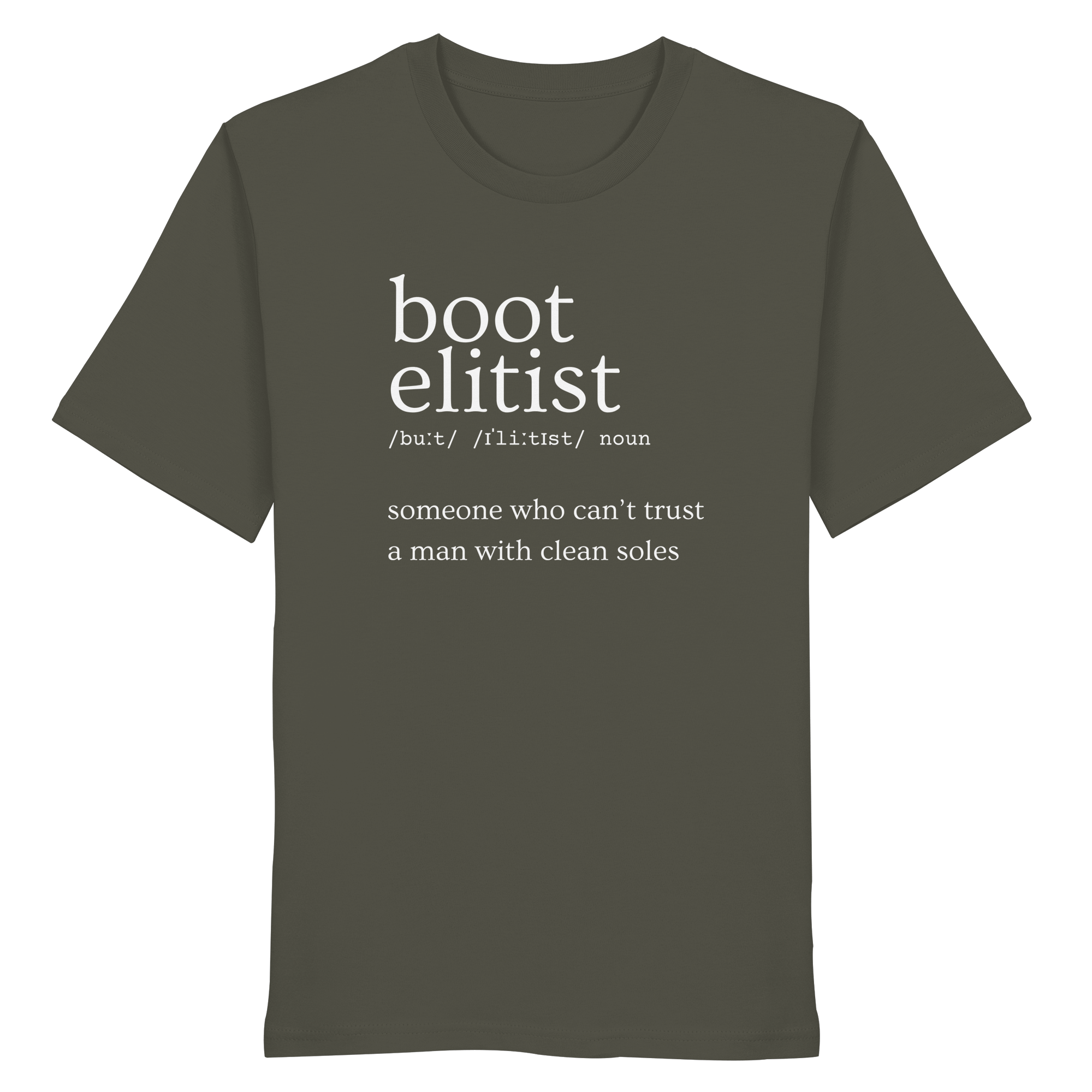 James Hunter - Nature and Beyond Unisex-Shirts Khaki / XS Boot Elitist - Organic Shirt
