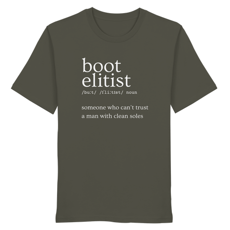 James Hunter - Nature and Beyond Unisex-Shirts Khaki / XS Boot Elitist - Organic Shirt