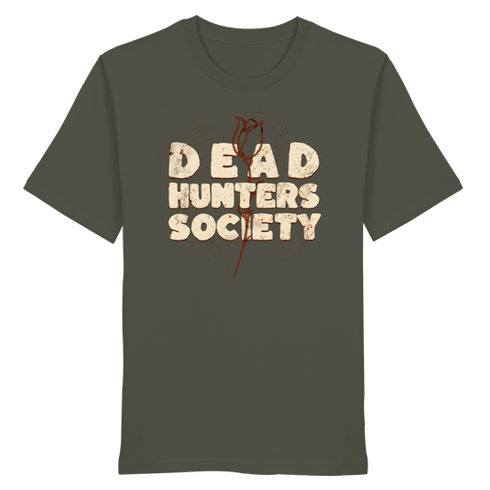 James Hunter - Nature and Beyond Unisex-Shirts Khaki / XS Dead Hunters Society - Organic Shirt