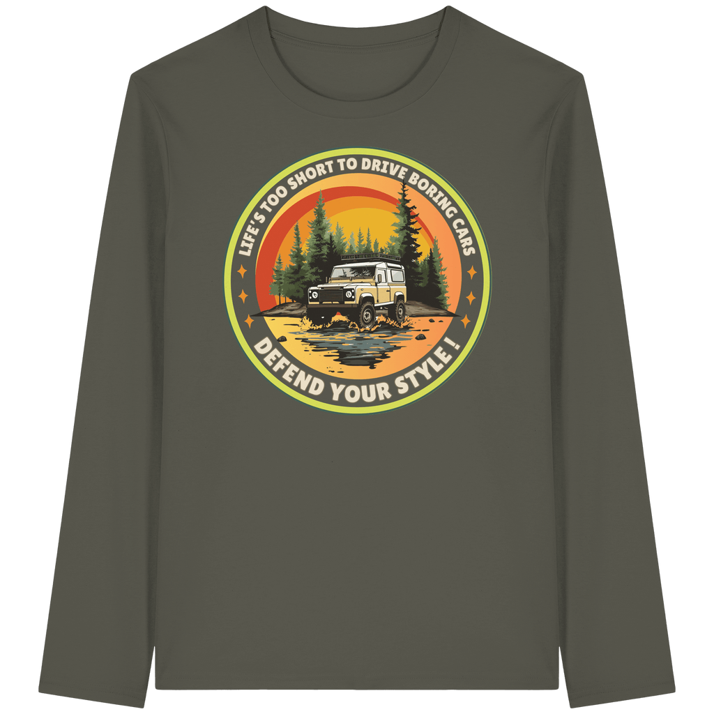 James Hunter - Nature and Beyond Unisex-Shirts Khaki / XS Defend your Style ! - Organic Longsleeve T-Shirt