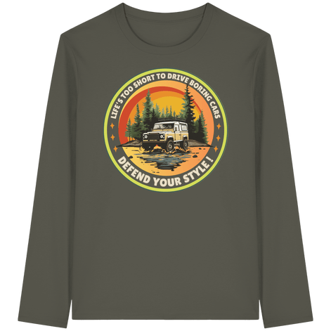 James Hunter - Nature and Beyond Unisex-Shirts Khaki / XS Defend your Style ! - Organic Longsleeve T-Shirt