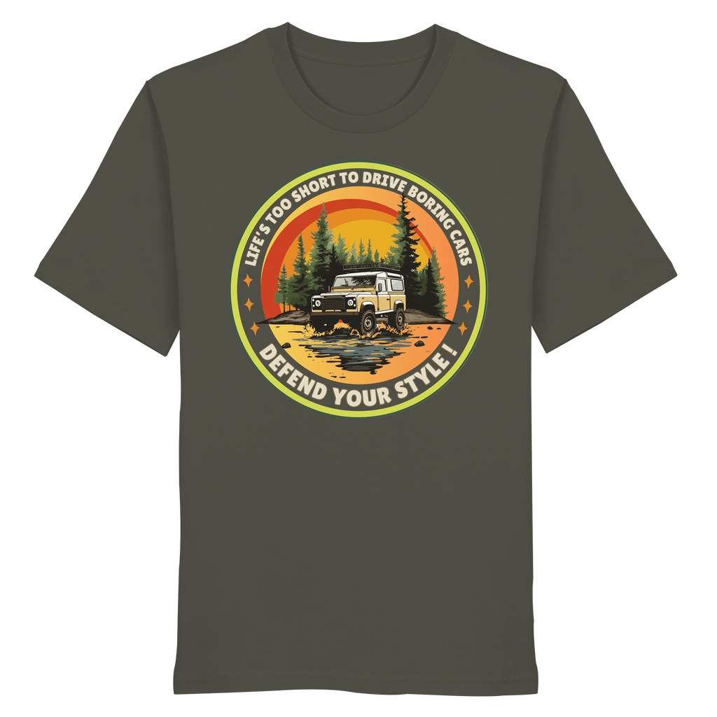 James Hunter - Nature and Beyond Unisex-Shirts Khaki / XS Defend your Style ! - Organic Shirt