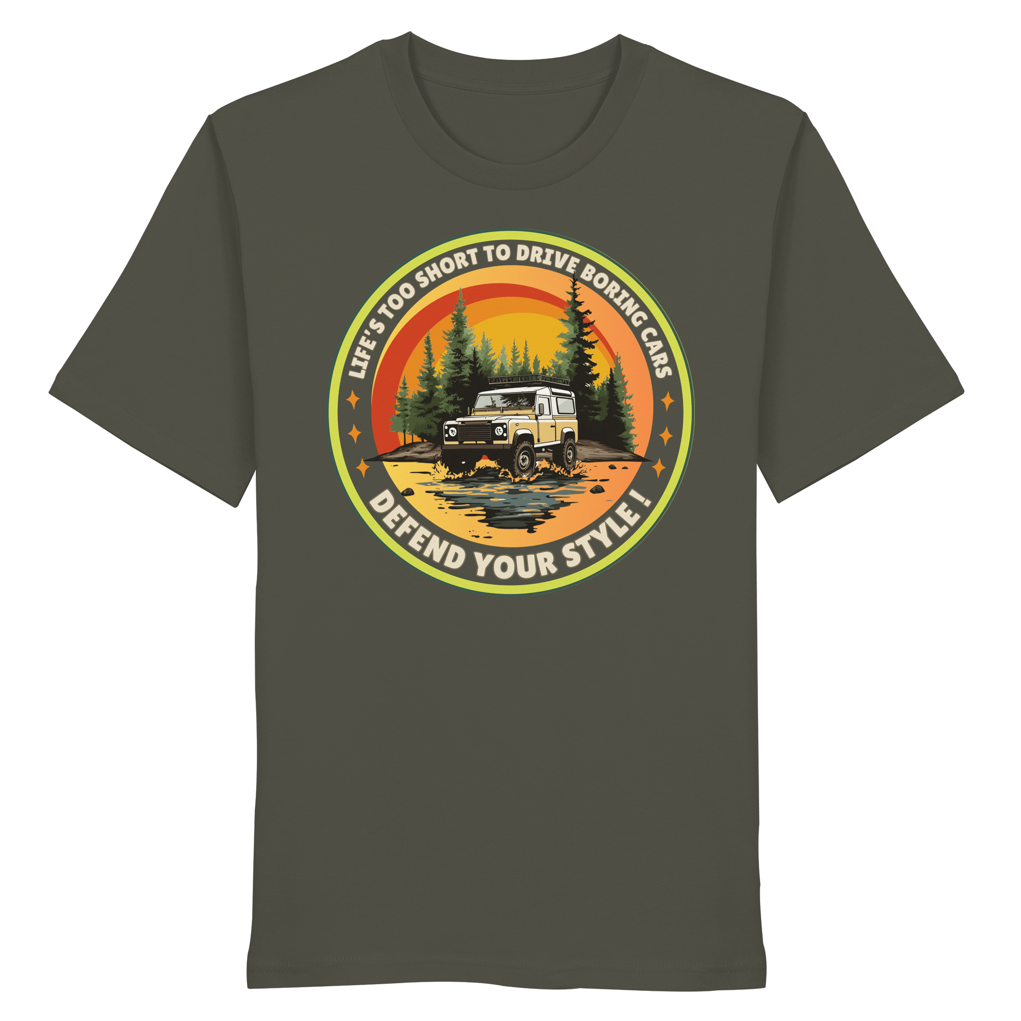 James Hunter - Nature and Beyond Unisex-Shirts Khaki / XS Defend your Style ! - Organic Shirt