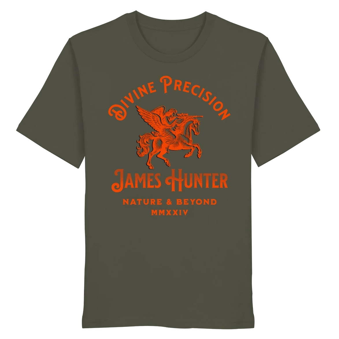 James Hunter - Nature and Beyond Unisex-Shirts Khaki / XS Divine Precision - Organic Shirt