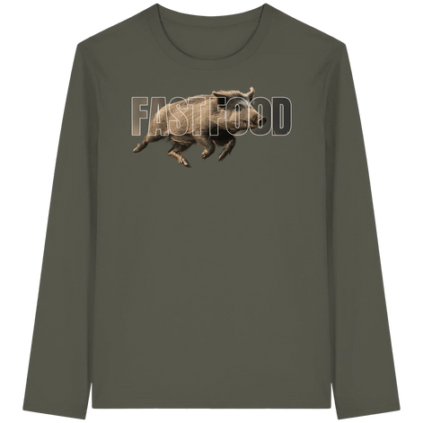 FASTFOOD - Organic Longsleeve T-Shirt - James Hunter - Nature and Beyond