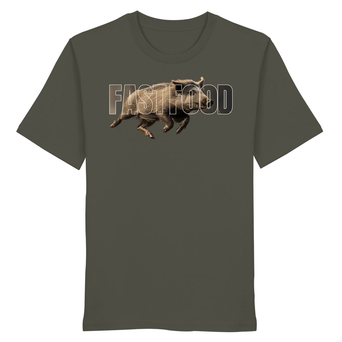James Hunter - Nature and Beyond Unisex-Shirts Khaki / XS FASTFOOD - Organic Shirt