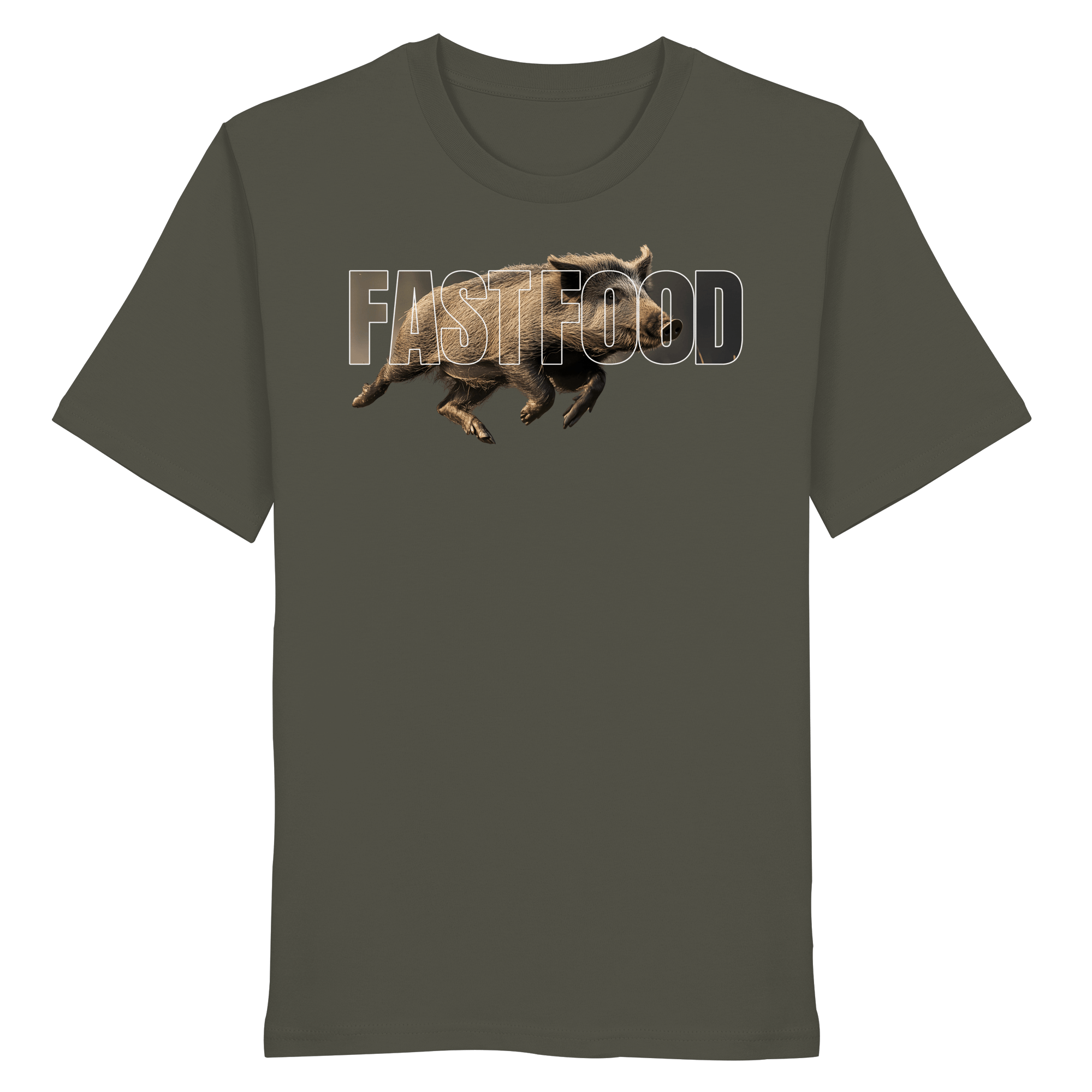 James Hunter - Nature and Beyond Unisex-Shirts Khaki / XS FASTFOOD - Organic Shirt