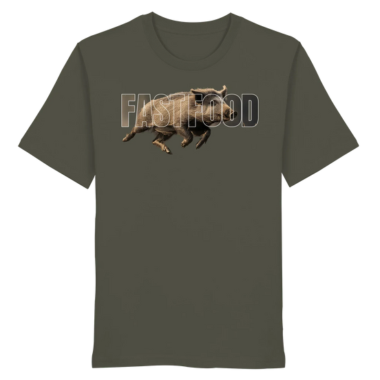 James Hunter - Nature and Beyond Unisex-Shirts Khaki / XS FASTFOOD - Organic Shirt