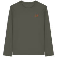 James Hunter - Nature and Beyond Unisex-Shirts Khaki / XS Flying Duck - Organic Longsleeve T-Shirt