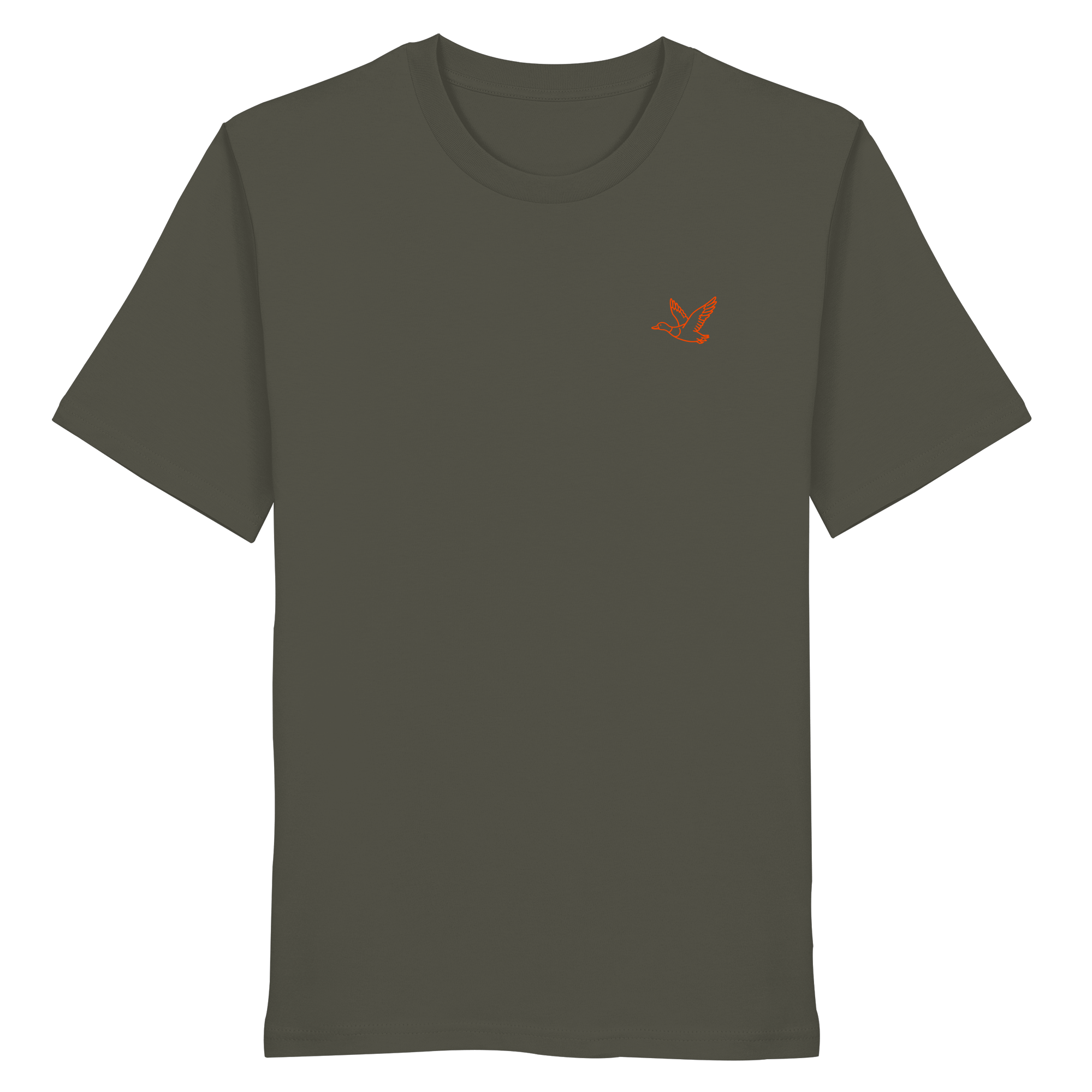 James Hunter - Nature and Beyond Unisex-Shirts Khaki / XS Flying Duck - Organic Shirt