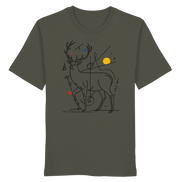 James Hunter - Nature and Beyond Unisex-Shirts Khaki / XS Geometry of the Wild  — Art Collection No.3 - Organic Shirt