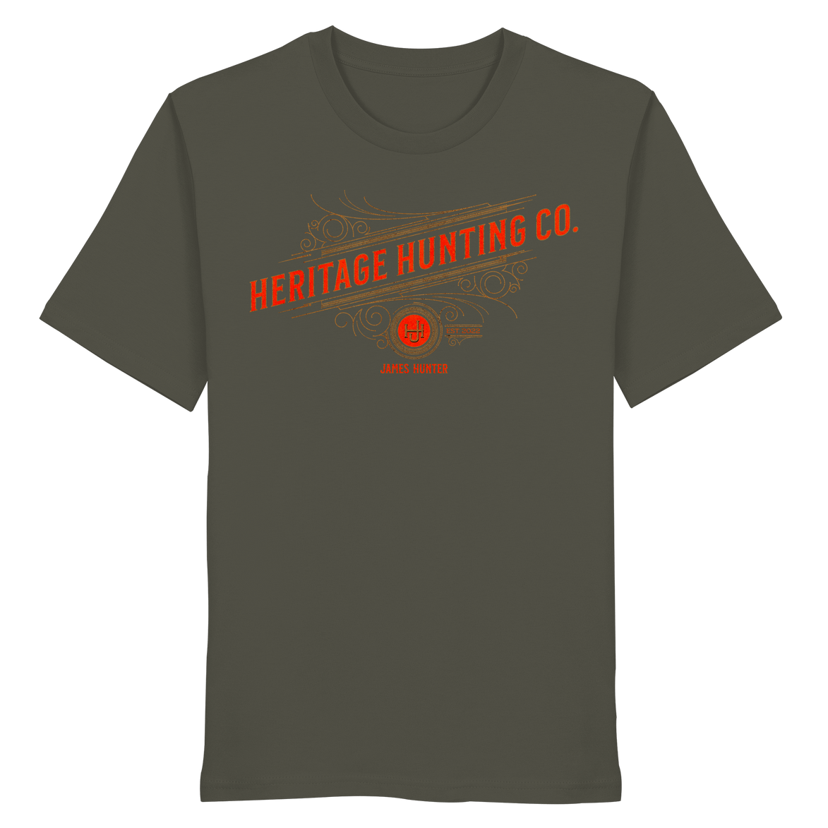 James Hunter - Nature and Beyond Unisex-Shirts Khaki / XS Heritage Hunting Co. - Organic Shirt