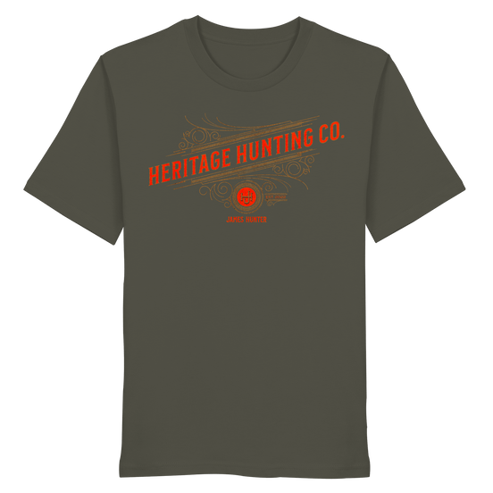 James Hunter - Nature and Beyond Unisex-Shirts Khaki / XS Heritage Hunting Co. - Organic Shirt
