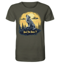 James Hunter - Nature and Beyond Unisex-Shirts Khaki / XS Howl You Doin' ? - Organic Shirt