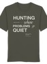 James Hunter - Nature and Beyond Unisex-Shirts Khaki / XS HUNTING - Where Problems Go Quiet - Organic Shirt