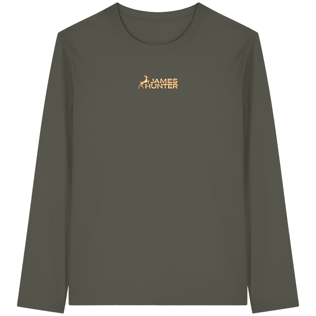 James Hunter - Nature and Beyond Unisex-Shirts Khaki / XS If I'm Missing - Probably I'm Hunting - Organic Longsleeve T-Shirt