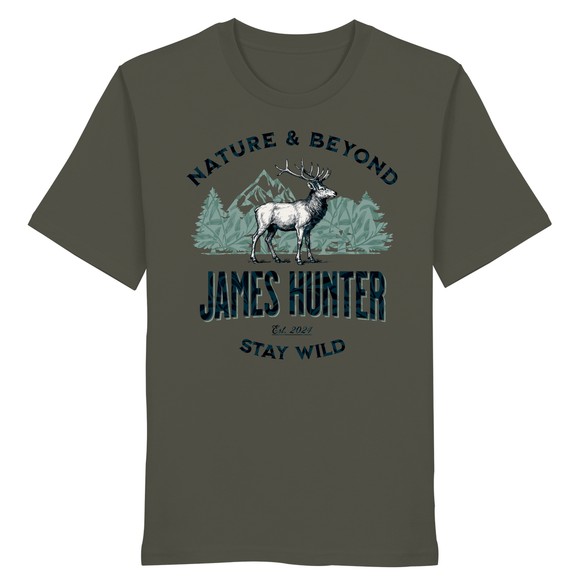 James Hunter - Nature and Beyond Unisex-Shirts Khaki / XS James Hunter - Nature & Beyond - Organic Shirt