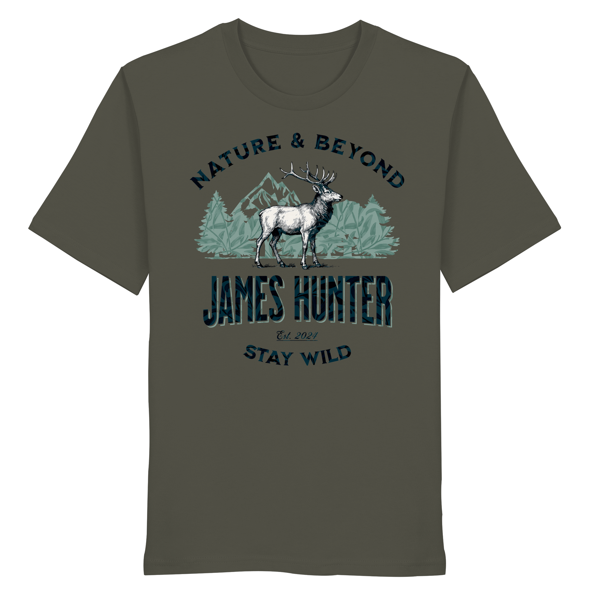 James Hunter - Nature and Beyond Unisex-Shirts Khaki / XS James Hunter - Nature & Beyond - Organic Shirt