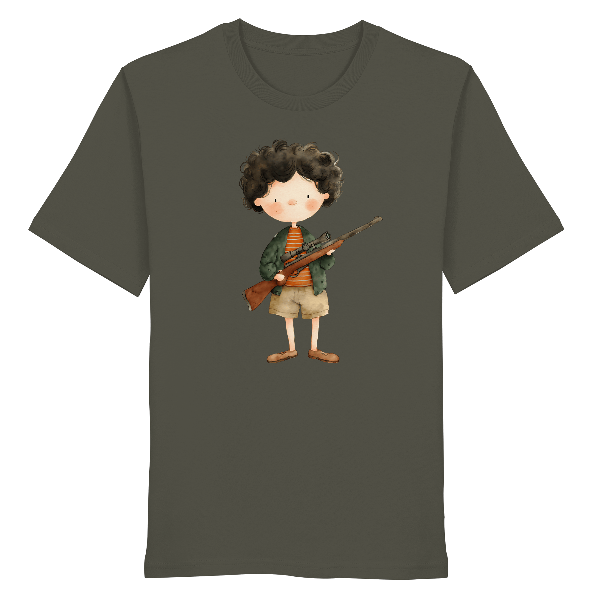James Hunter - Nature and Beyond Unisex-Shirts Khaki / XS Keep It Wild - Hunter Child 2.0 - Organic Shirt