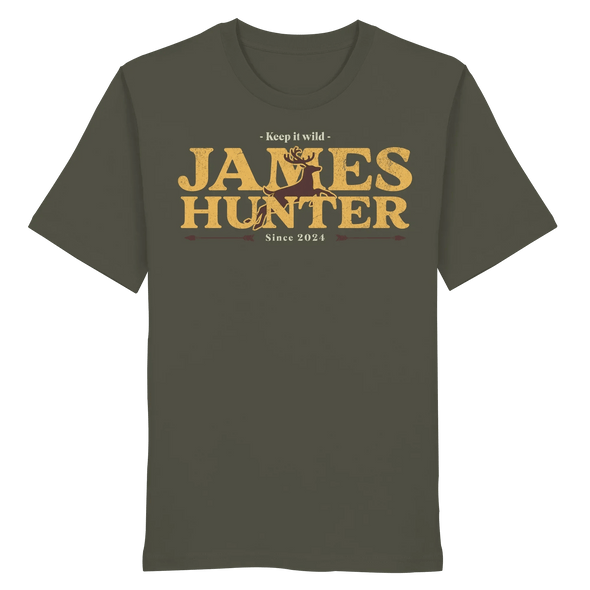 James Hunter - Nature and Beyond Unisex-Shirts Khaki / XS Keep It Wild  - Organic Shirt