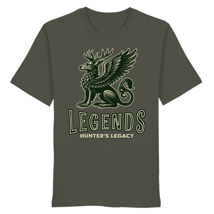 James Hunter - Nature and Beyond Unisex-Shirts Khaki / XS Legends — Hunter's Legacy Organic T-Shirt - Organic Shirt