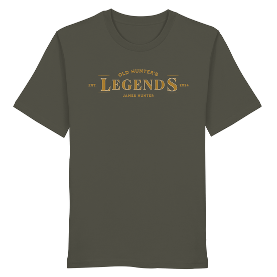 James Hunter - Nature and Beyond Unisex-Shirts Khaki / XS Old Hunter's Legends - Organic Shirt