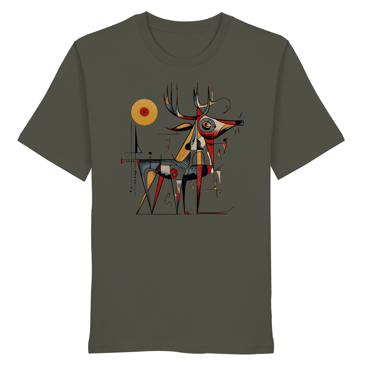 James Hunter - Nature and Beyond Unisex-Shirts Khaki / XS Spirit of the Wild  — Art Collection No.4 - Organic Shirt