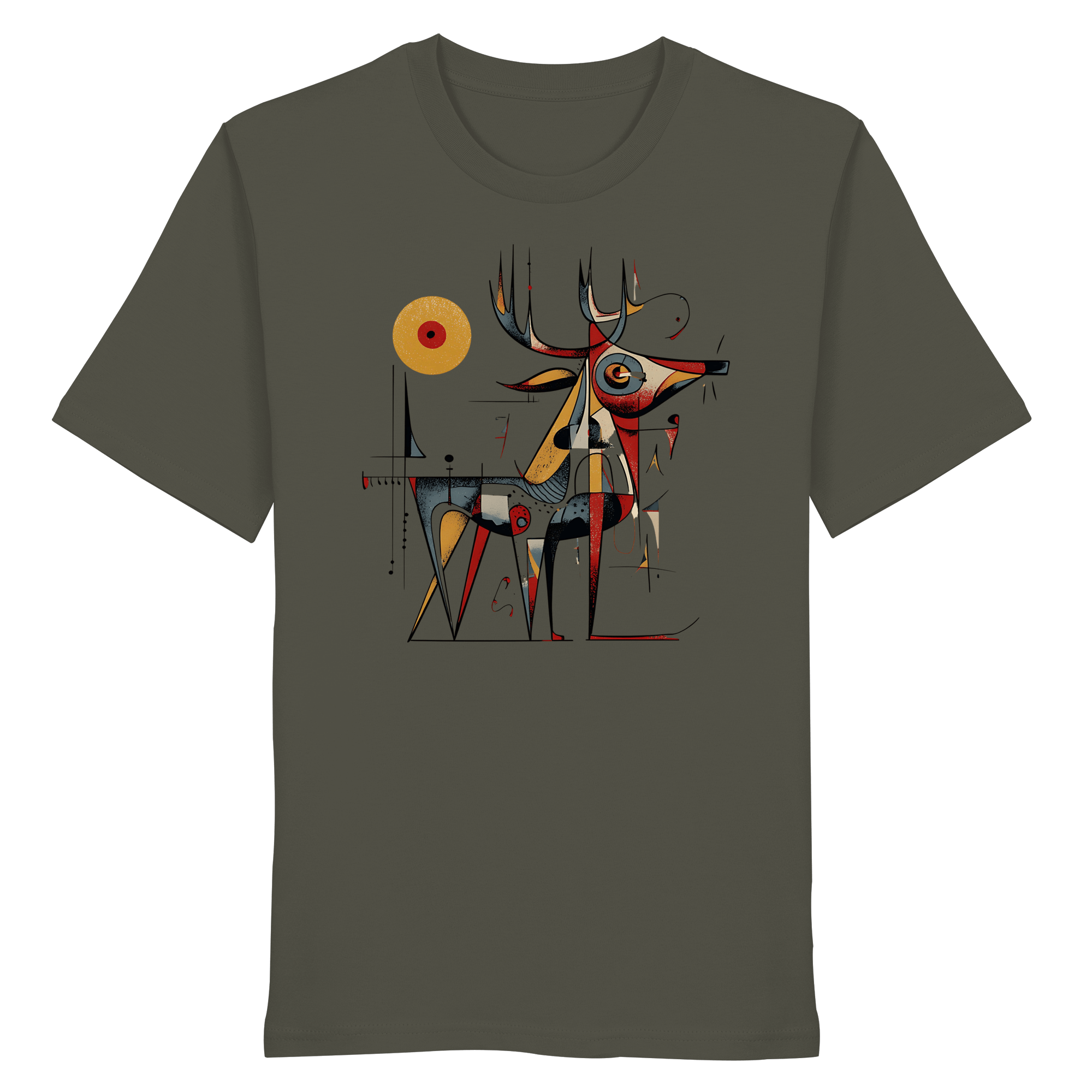 James Hunter - Nature and Beyond Unisex-Shirts Khaki / XS Spirit of the Wild  — Art Collection No.4 - Organic Shirt