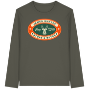 James Hunter - Nature and Beyond Unisex-Shirts Khaki / XS Stay Wild - Organic Longsleeve T-Shirt