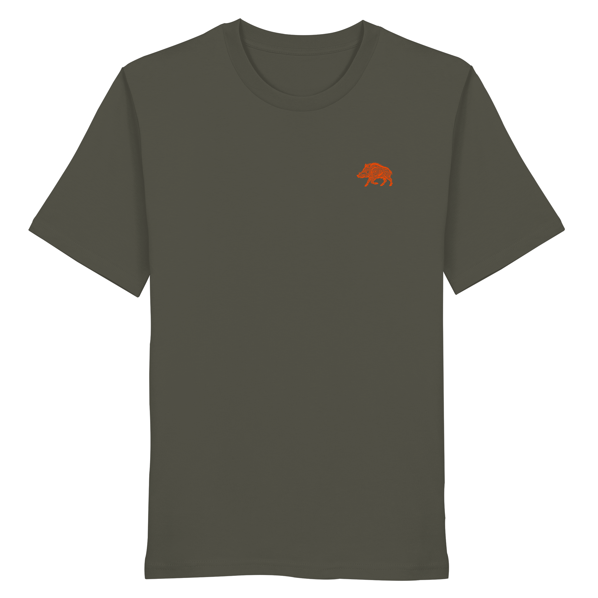 James Hunter - Nature and Beyond Unisex-Shirts Khaki / XS The Boar - Organic Shirt