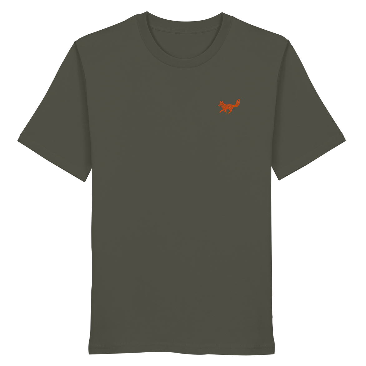 James Hunter - Nature and Beyond Unisex-Shirts Khaki / XS The Fox - Organic Shirt