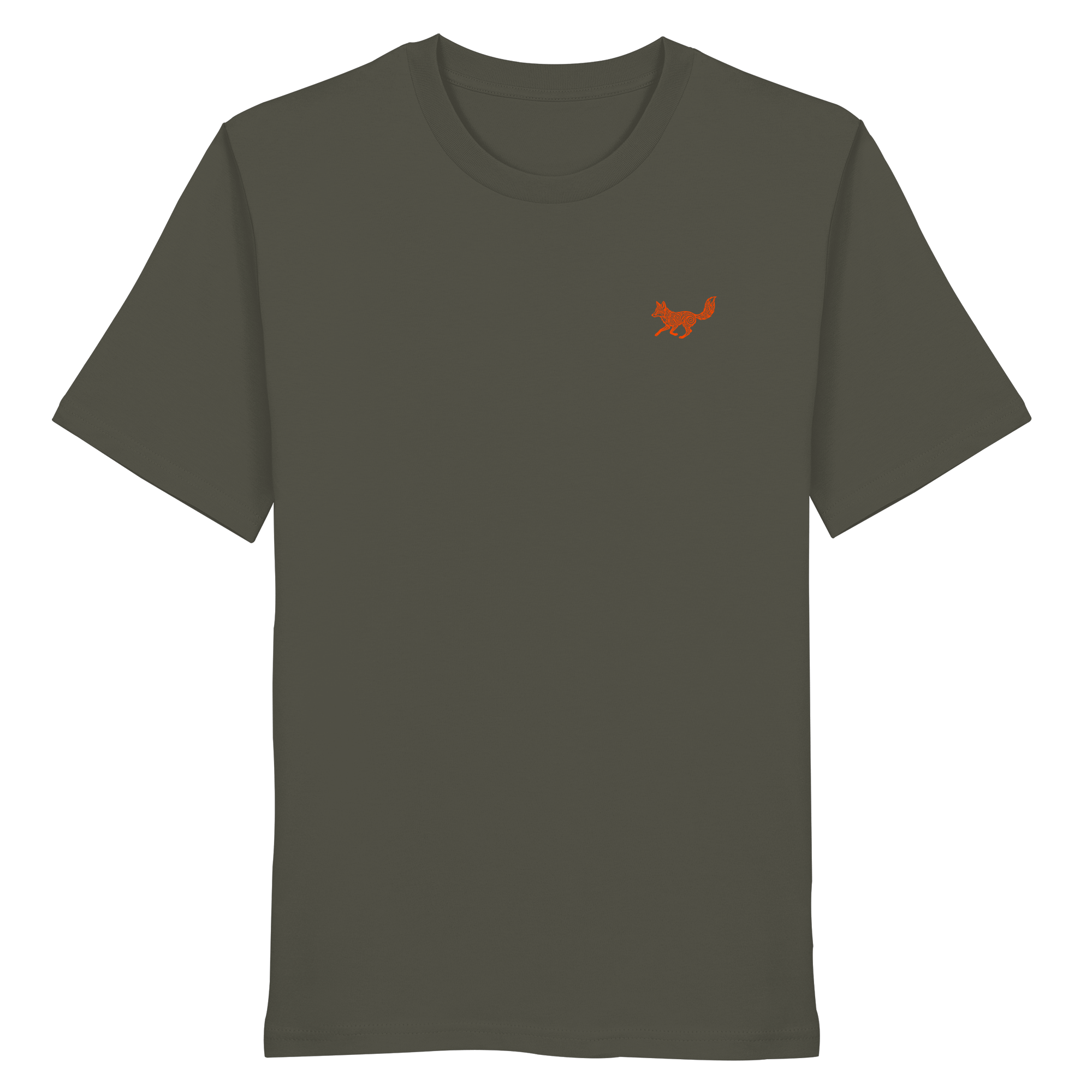 James Hunter - Nature and Beyond Unisex-Shirts Khaki / XS The Fox - Organic Shirt