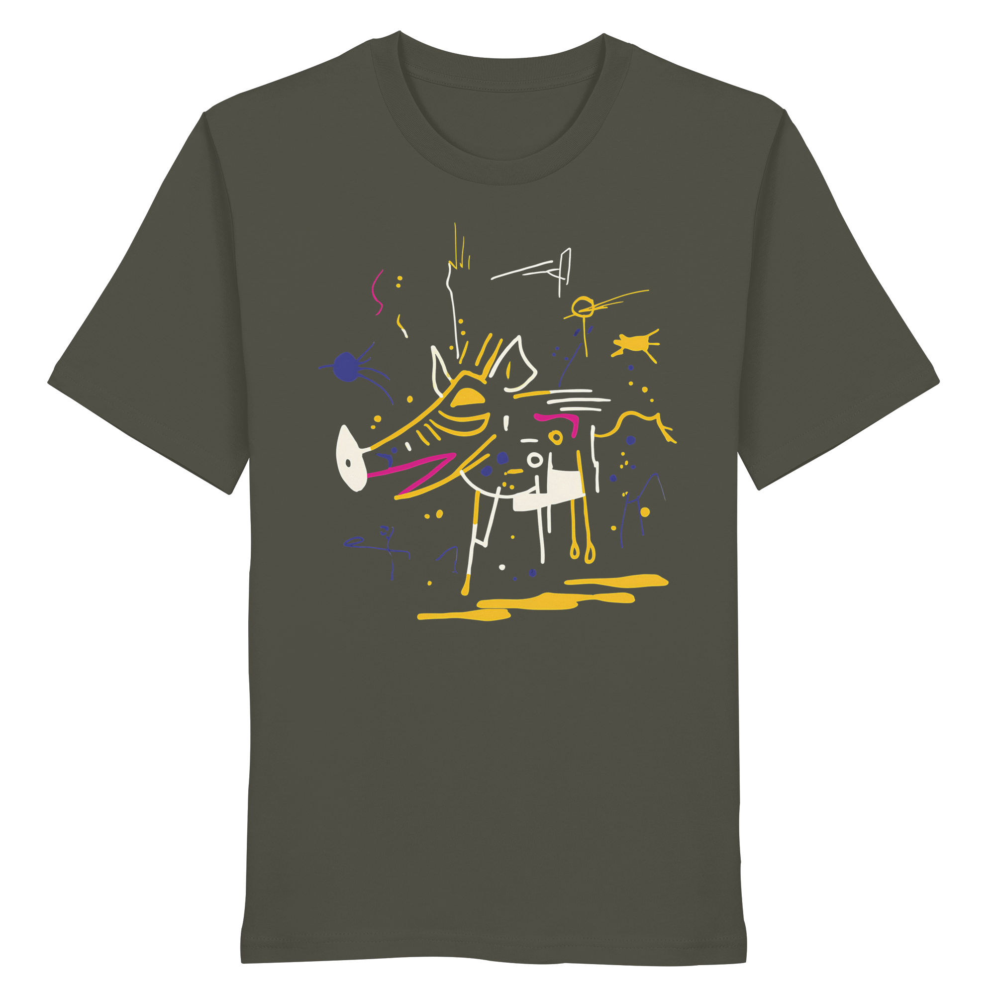 James Hunter - Nature and Beyond Unisex-Shirts Khaki / XS The Hunt — Art Collection No.1 - Organic Shirt