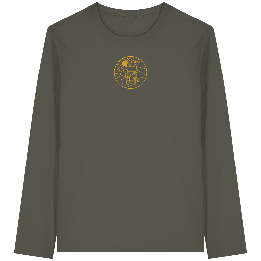 James Hunter - Nature and Beyond Unisex-Shirts Khaki / XS The Hunter's Platform - Organic Longsleeve T-Shirt
