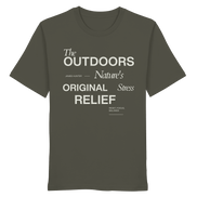 James Hunter - Nature and Beyond Unisex-Shirts Khaki / XS The Outdoors - Nature's Original Stress Relief - Organic Shirt