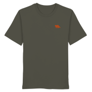 James Hunter - Nature and Beyond Unisex-Shirts Khaki / XS The Raccoon (orange) - Organic Shirt