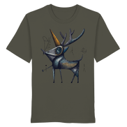 James Hunter - Nature and Beyond Unisex-Shirts Khaki / XS The Watcher — Art Collection Organic T-Shirt No. 8