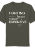James Hunter - Nature and Beyond Unisex-Shirts Khaki / XS Therapie is expensive - Organic Shirt