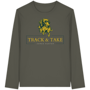 James Hunter - Nature and Beyond Unisex-Shirts Khaki / XS Track & Take - Organic Longsleeve T-Shirt