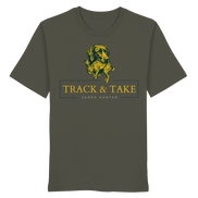 James Hunter - Nature and Beyond Unisex-Shirts Khaki / XS Track & Take - Organic Shirt