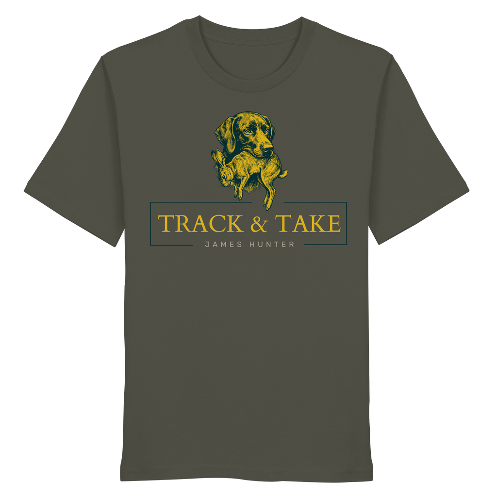 James Hunter - Nature and Beyond Unisex-Shirts Khaki / XS Track & Take - Organic Shirt