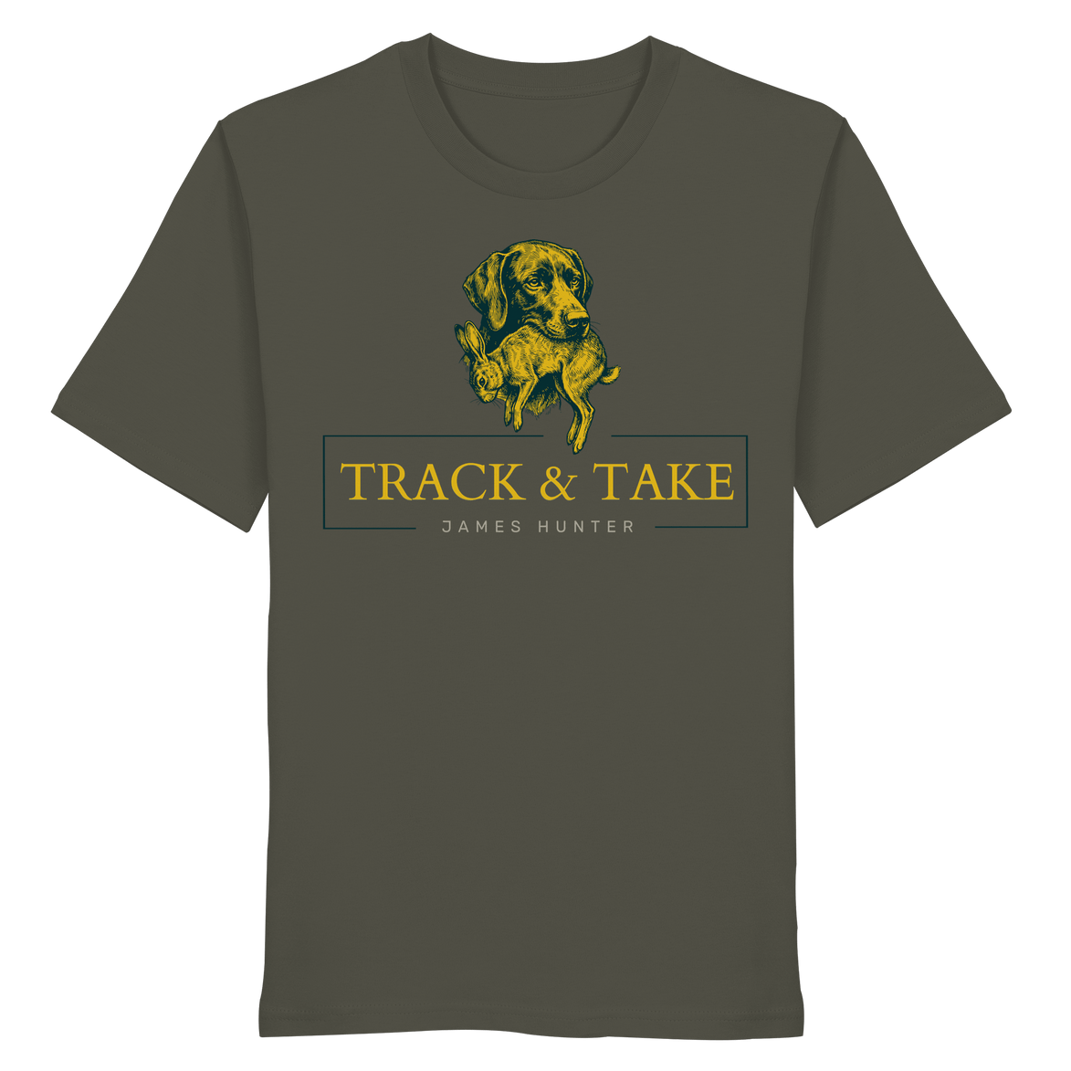 James Hunter - Nature and Beyond Unisex-Shirts Khaki / XS Track & Take - Organic Shirt