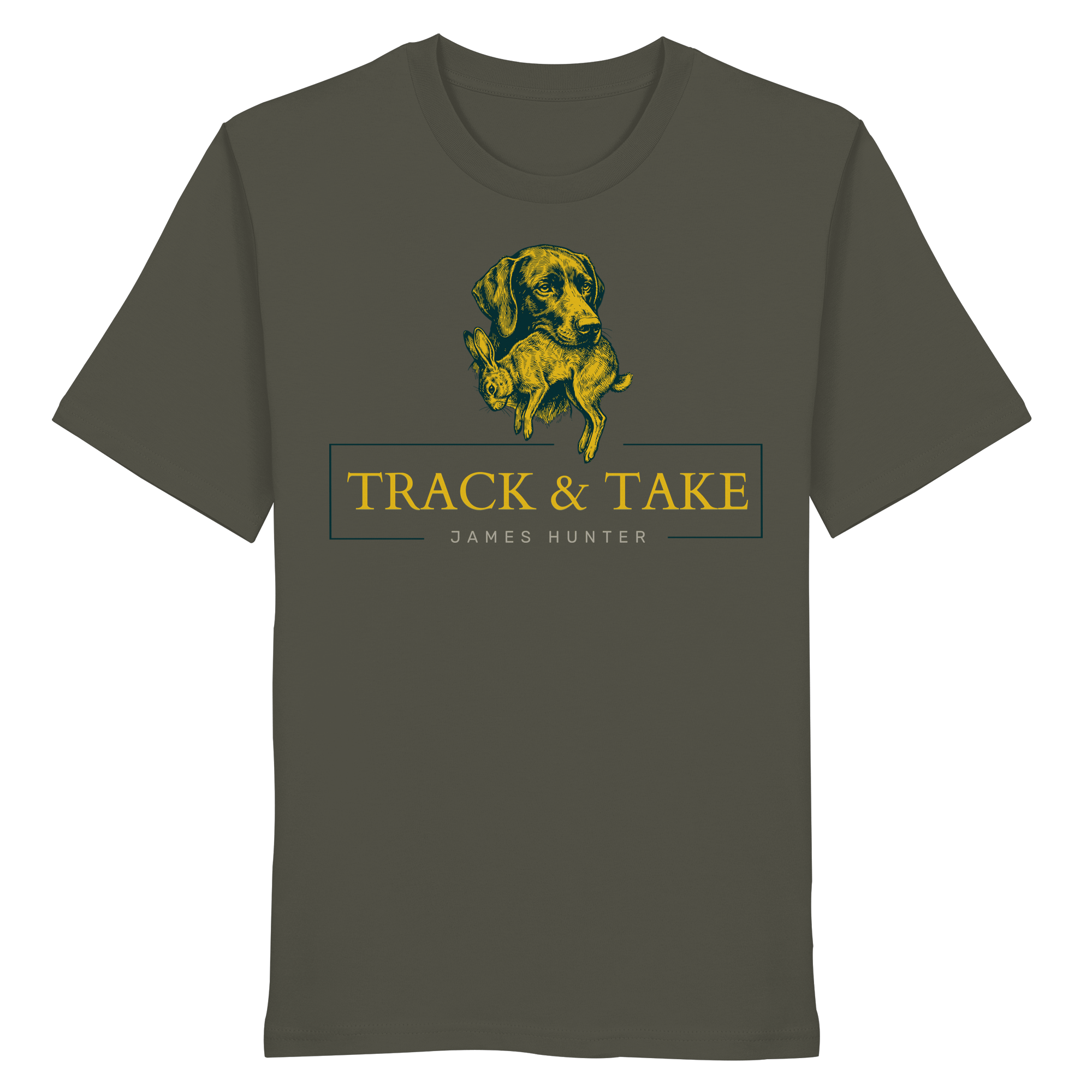James Hunter - Nature and Beyond Unisex-Shirts Khaki / XS Track & Take - Organic Shirt