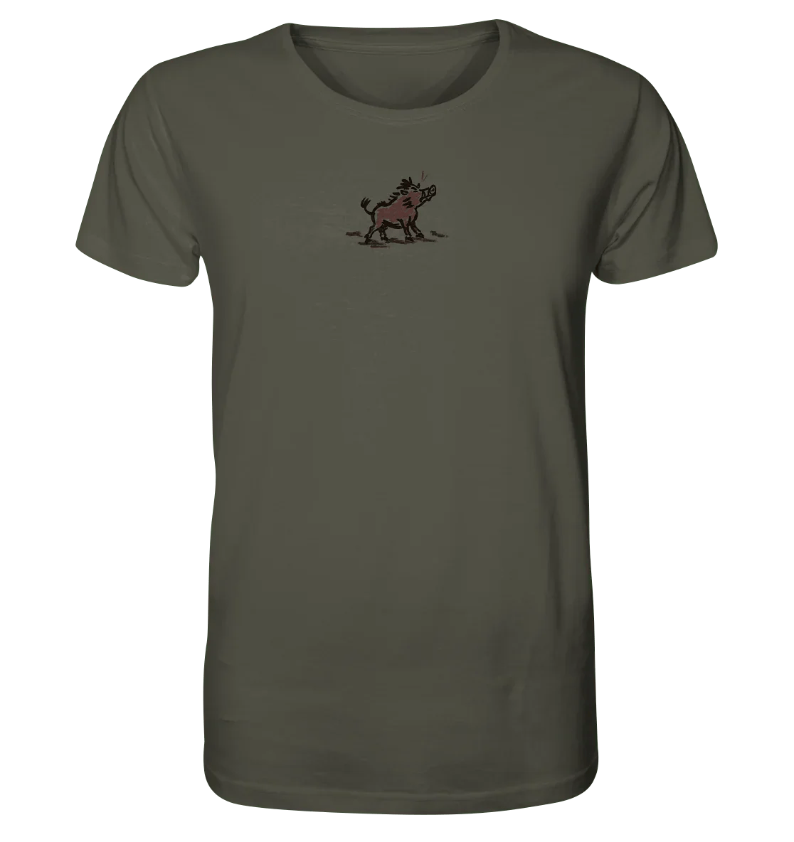 James Hunter - Nature and Beyond Unisex-Shirts Khaki / XS Wild Boar - Simple - Organic Shirt