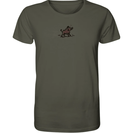 James Hunter - Nature and Beyond Unisex-Shirts Khaki / XS Wild Boar - Simple - Organic Shirt
