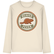 James Hunter - Nature and Beyond Unisex-Shirts Natural Raw / XS Beaver Fever - Organic Longsleeve T-Shirt