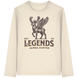James Hunter - Nature and Beyond Unisex-Shirts Natural Raw / XS Deer Legends - Organic Longsleeve T-Shirt
