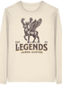 James Hunter - Nature and Beyond Unisex-Shirts Natural Raw / XS Deer Legends - Organic Longsleeve T-Shirt